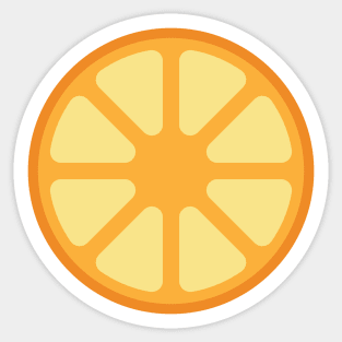 Kawaii Orange Sticker